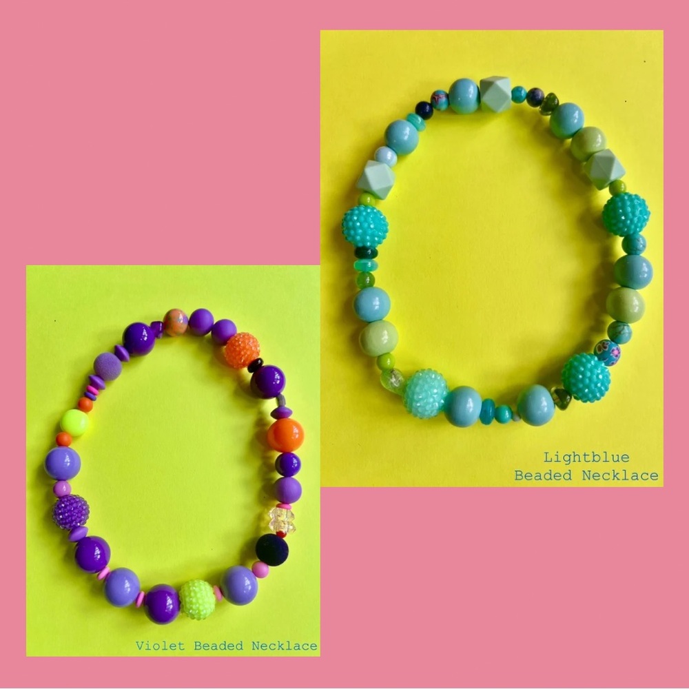 Colorful Beaded Necklace Set